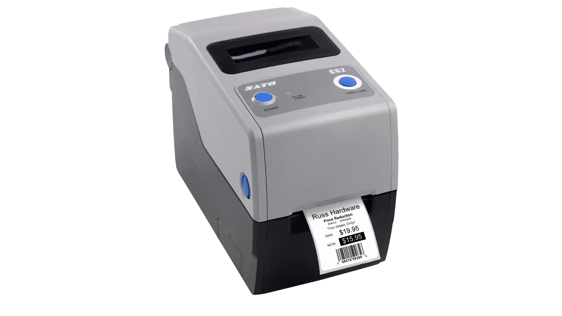 SATO CG2 Series 2-inch Desktop Label Printer