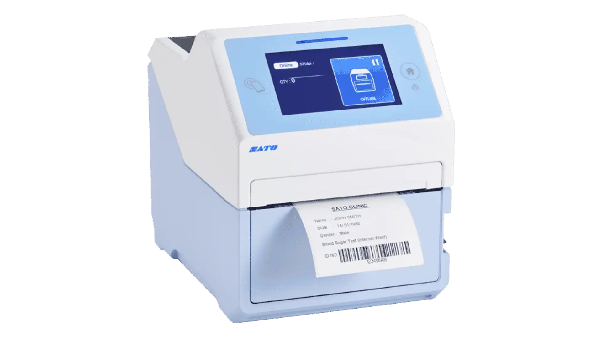 SATO CT4-LX-HC Healthcare Desktop Label Printer